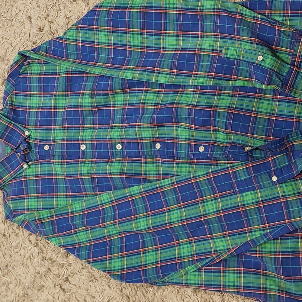 MENS LARGE Chaps button up shirt